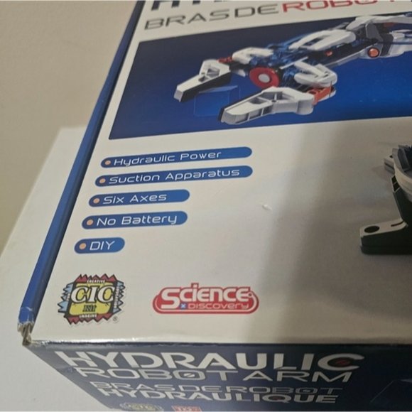Science Discovery Hydraulic Robot Arm Kit, New In Open Box - Picture 7 of 7